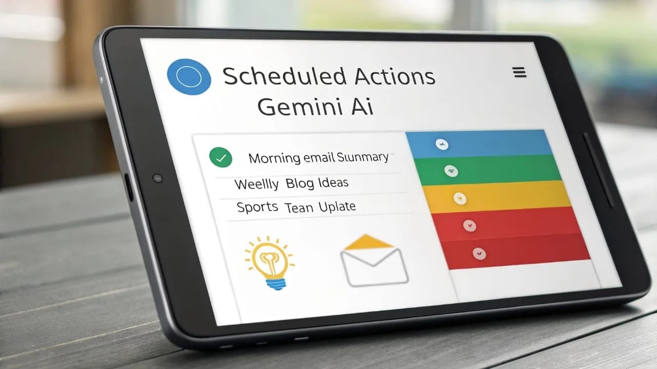 Gemini có thể giúp người dùng xử lý những công việc được lên lịch