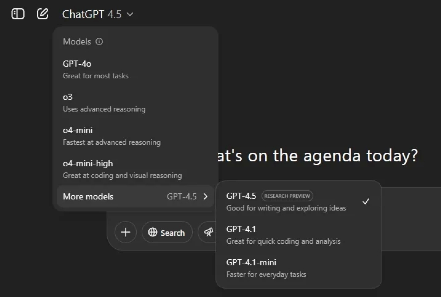 Các mô hình ChatGPT